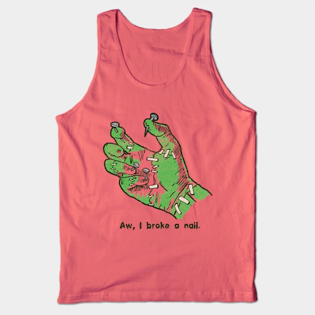 Frankenhand Tank Top by Hillary White Rabbit